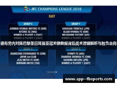 德布劳内对阵巴黎圣日耳曼亚冠关键数据背后战术逻辑解析与胜负走向 德布劳内对阵巴黎圣日耳曼亚冠关键数据背后战术逻辑解析与胜负走向
